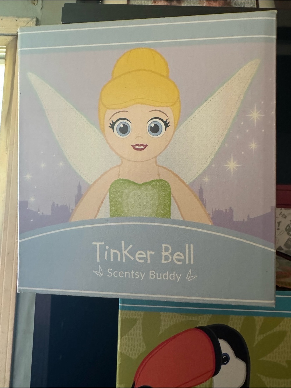 Scentsy Tinker Bell Buddy Plush - Green, Yellow, White